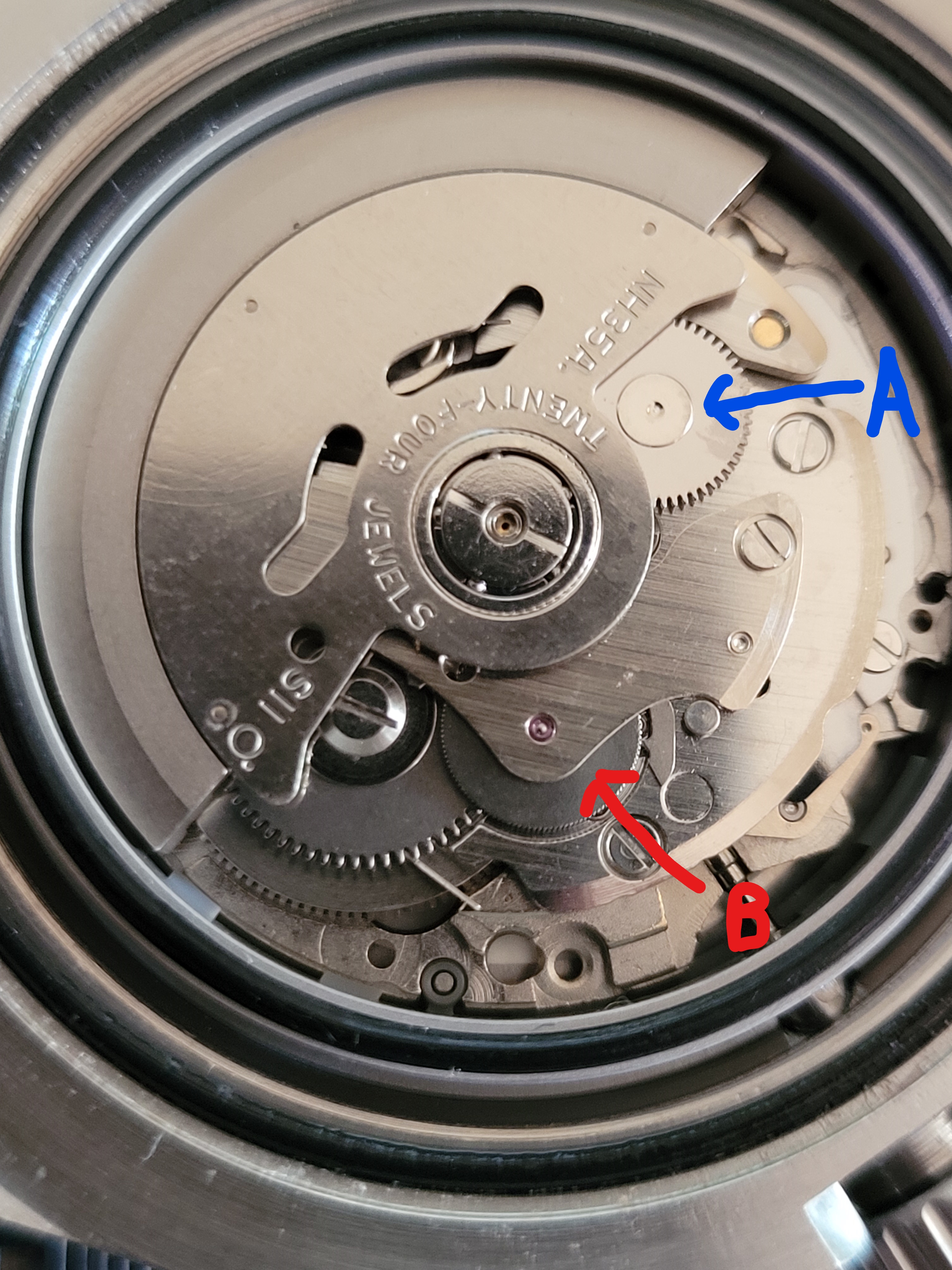 Seiko NH35 Problem - opinions please! - Watch Repair, Upgrade & Reference -  RWG: Replica Watch Guide Forum