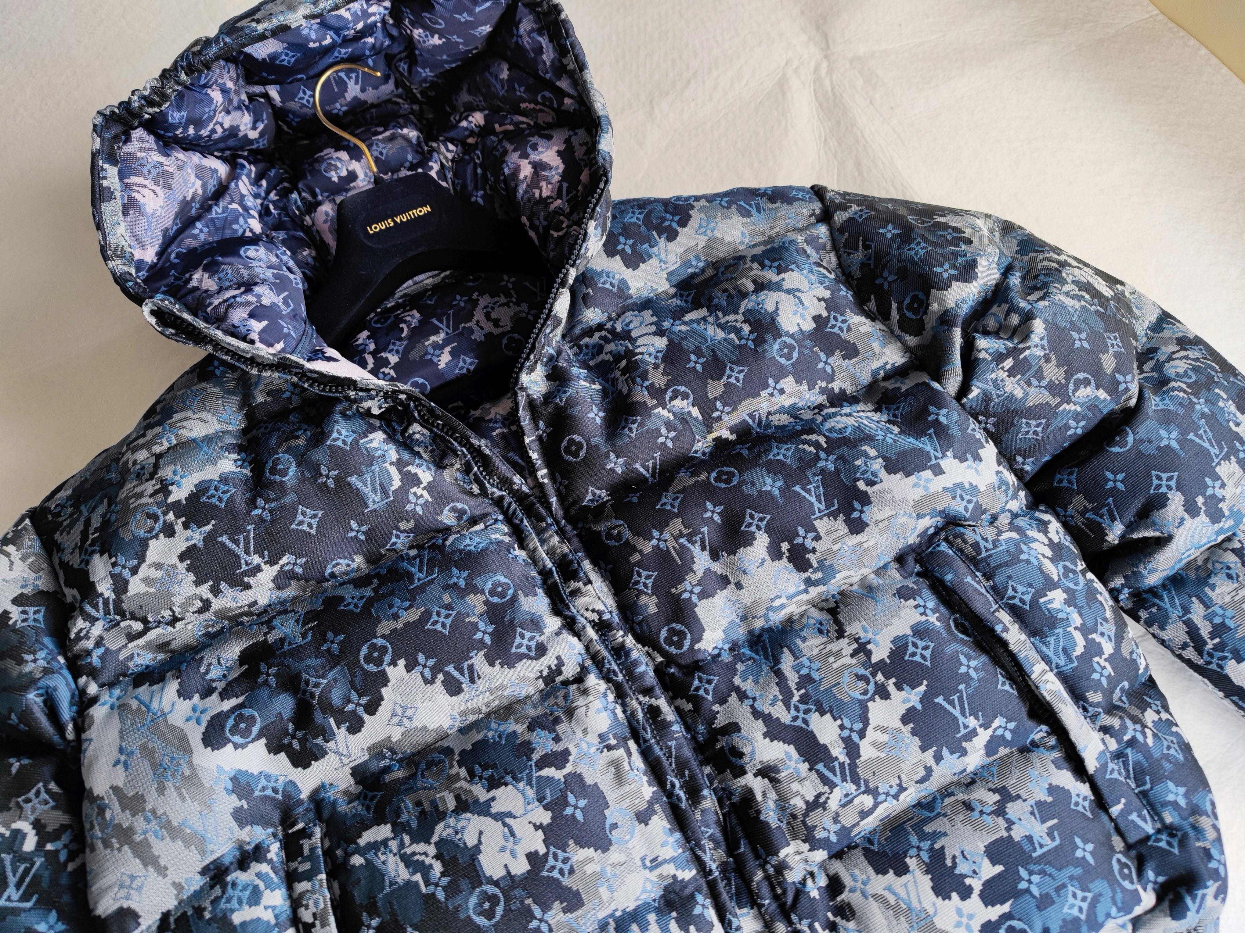 Louis Vuitton Tapestry Down Jacket with Tags (Rare and NEW!) (in